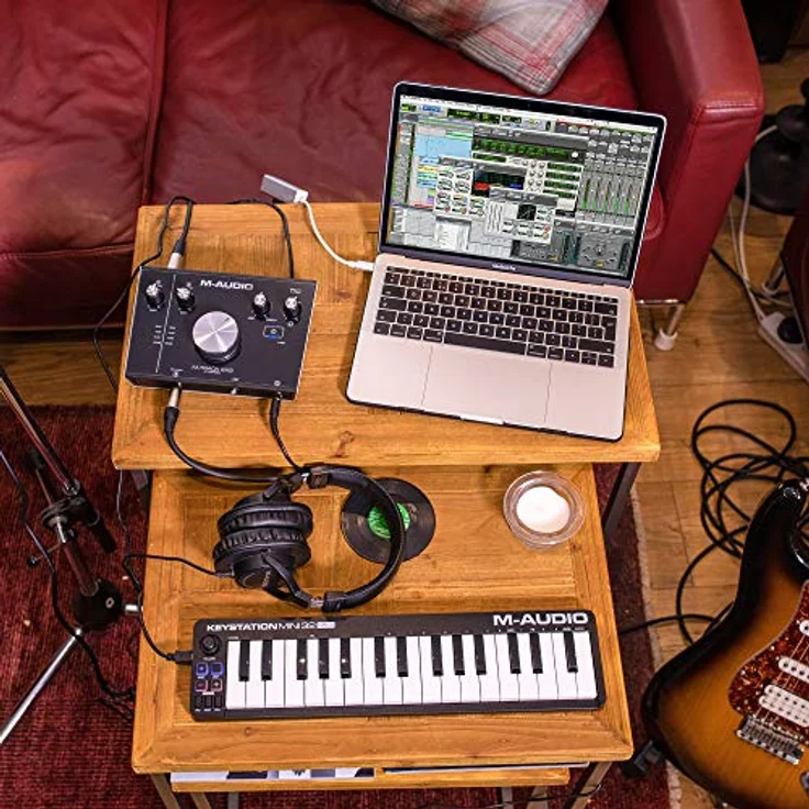 M-Audio Keystation Mini 32 MK3 - Ultra-portabler Mini USB MIDI Keyboard Controller mit ProTools First | M-Audio Edition und Xpand!2 von Air Music – Bild 8