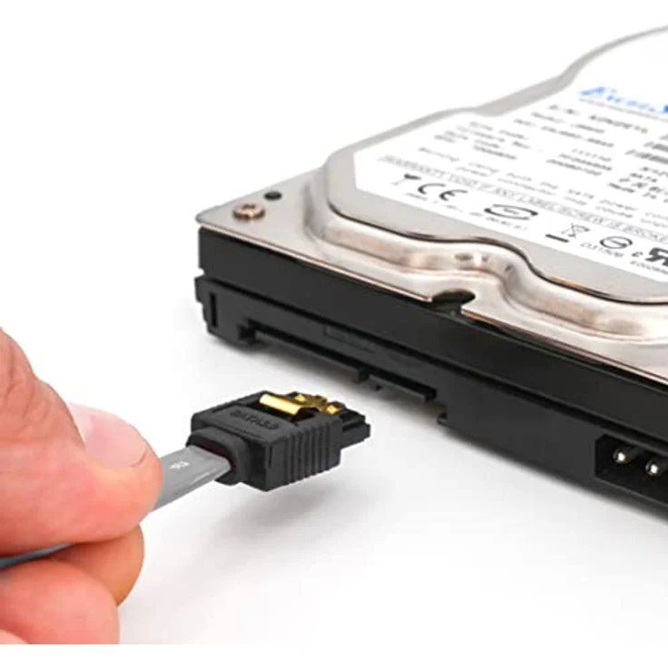 BIGtec BIG1925 1m HDD S-ATA Kabel grau gerade/gerade Kontakte vergoldet – Bild 10