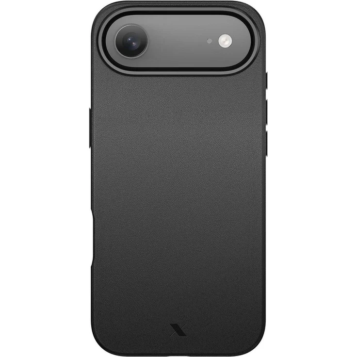 Nevox StyleShell PRO, Premium iPhone 17 Air Hülle, MagSafe-kompatibel, Schwarz, Leder, präzise Aussparungen