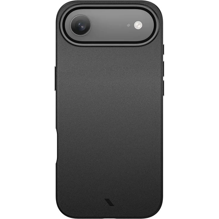 Nevox StyleShell PRO, Premium iPhone 17 Air Hülle, MagSafe-kompatibel, Schwarz, Leder, präzise Aussparungen