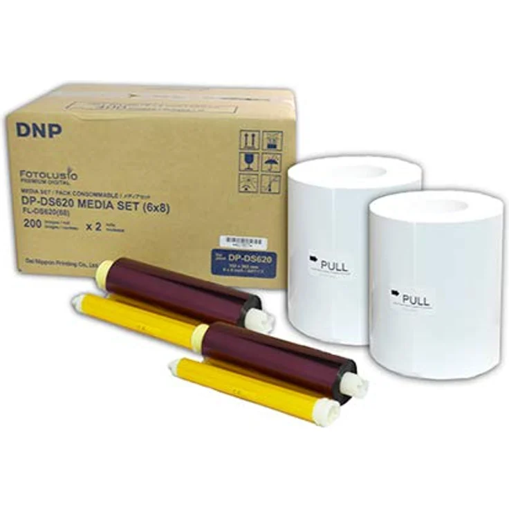 DNP Inkjet-Papier für Foto, Modell Papier DNP DS620, 10 x 15 cm (800 Fotos) – Bild 1