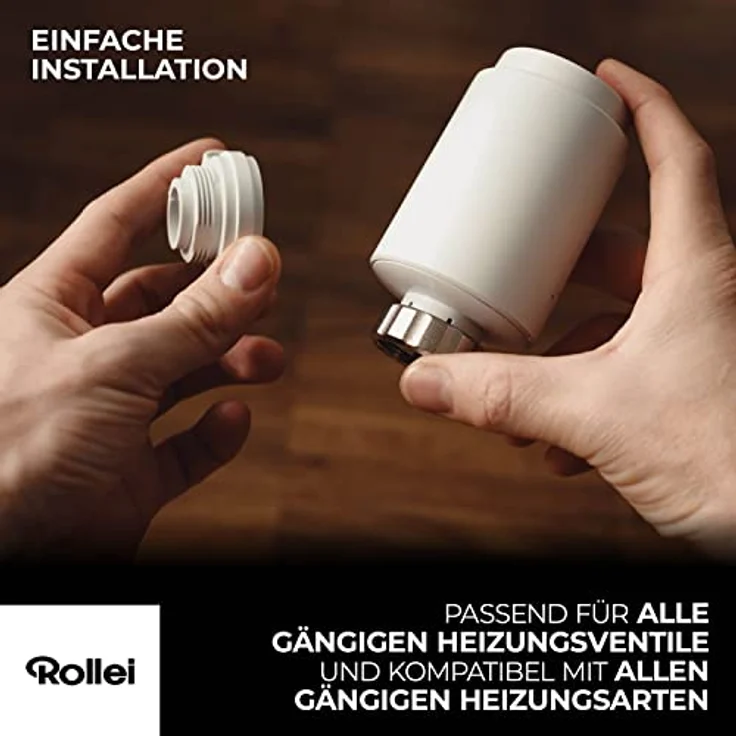 Rollei 45001 Heizkörperthermostat, weiß (Erweiterung) – Bild 5