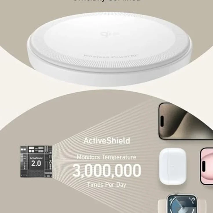 Anker MagGo 3-In-1 Stand Kabelloses Schnellladegerät mit Schnellladefunktion, Weiß – Bild 3