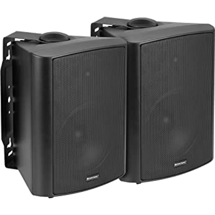 OMNITRONIC ALP-6A Aktives Lautsprecherset schwarz | 2-Wege-Lautsprecher mit 6,5"-Tieftönern und 2 x 45 W Leistung – Bild 1
