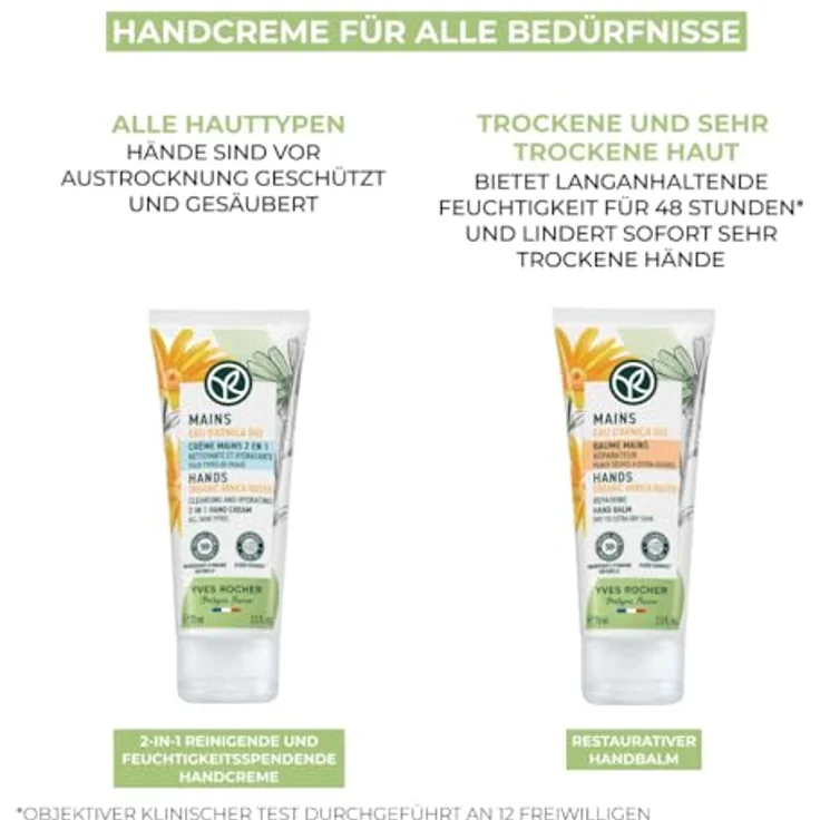Yves Rocher PUR ARNICA aufbauende Handcreme | intensive Handpflege für sehr trockene Haut | mit Bio-Arnika – Bild 5