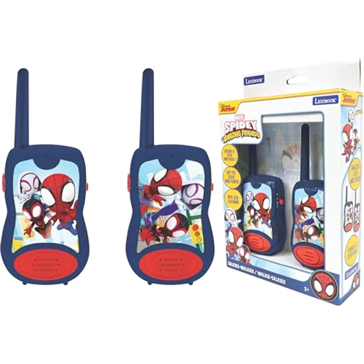 Lexibook® Walkie Talkie Spider-Man Marvel Funkgerät, blau, bis zu 100m Reichweite, für Kinder ab 3 Jahren – Bild 2