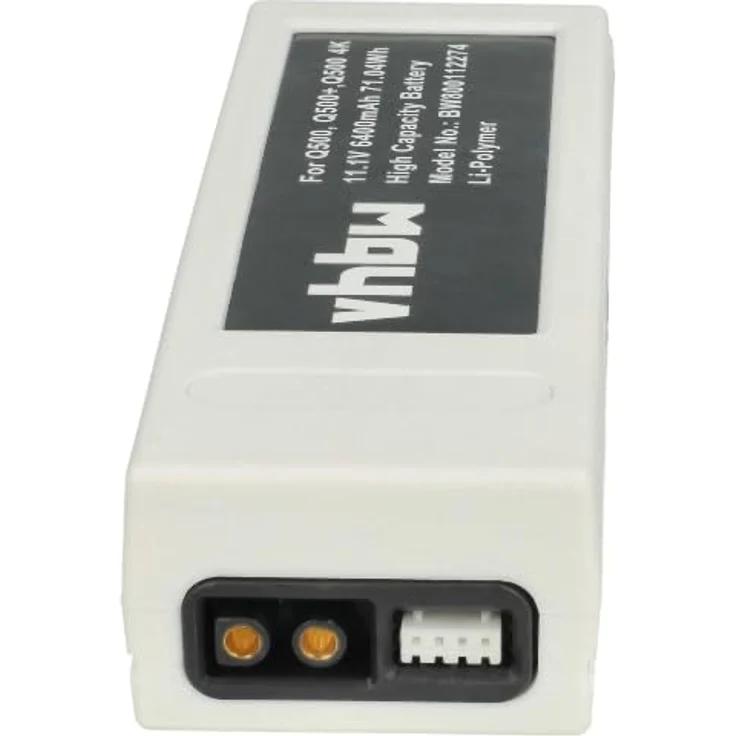 vhbw Akku für Yuneec Q500, Q500 4K, Q500+, Q500+ Pro, Q500+ Typhoon, Li-Polymer 6400 mAh (11,1 V), 2er Pack, weiß, leistungsstarker, wiederaufladbarer Drohnen-Akku – Bild 8