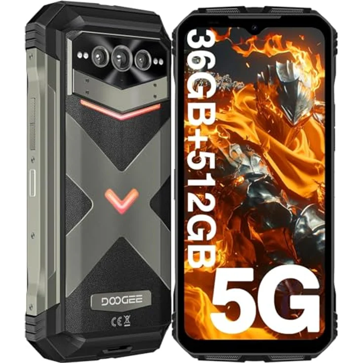 Doogee V Max Plus 5G 16 GB/512 GB Power Gray – Bild 1