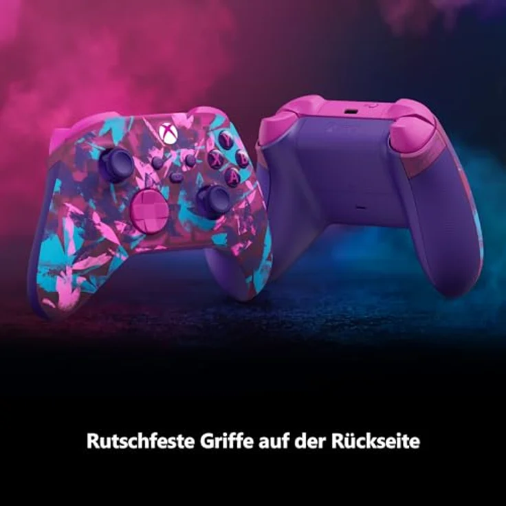 MICROSOFT Xbox – Heart Breaker Special Edition Wireless Controller, rot/mehrfarbig, für Series, Android, MAC, PC, Series S, X, mit strukturierten Triggern und Gummierten Griffen – Bild 4