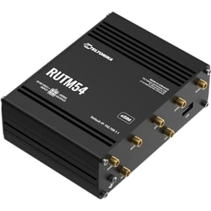 Teltonika RUTM54 (US), 5G Router mit Dual-SIM und 867 Mbit/s, Schwarz – Bild 2