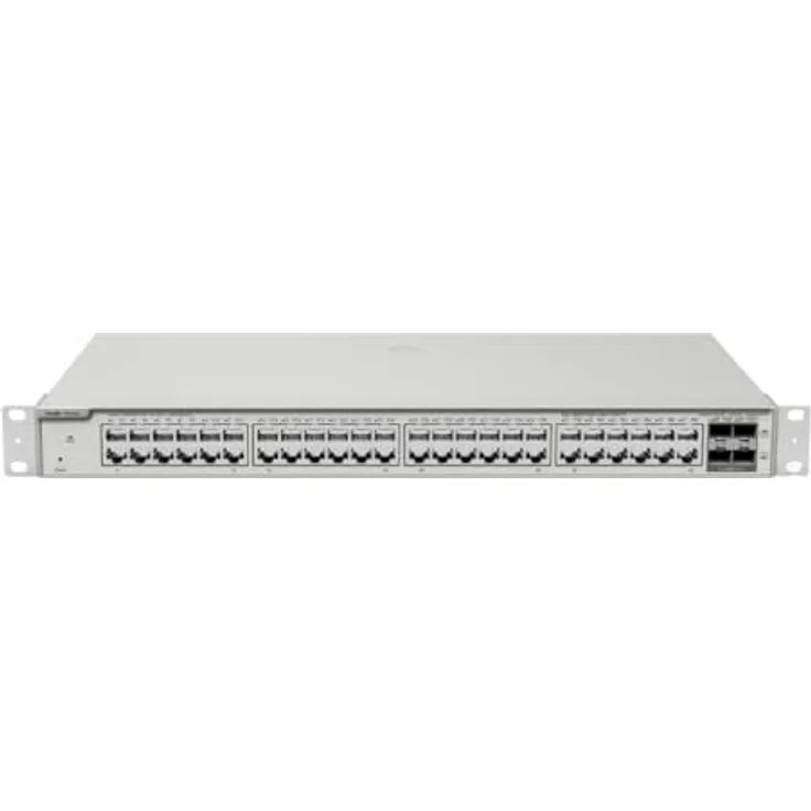 Ruijie SWITCH REYEE RG-NBS5100-48GT4SFP, 48-Port Gigabit Desktop-Switch mit 4 SFP Ports, Cloud-Management und QoS, Schwarz