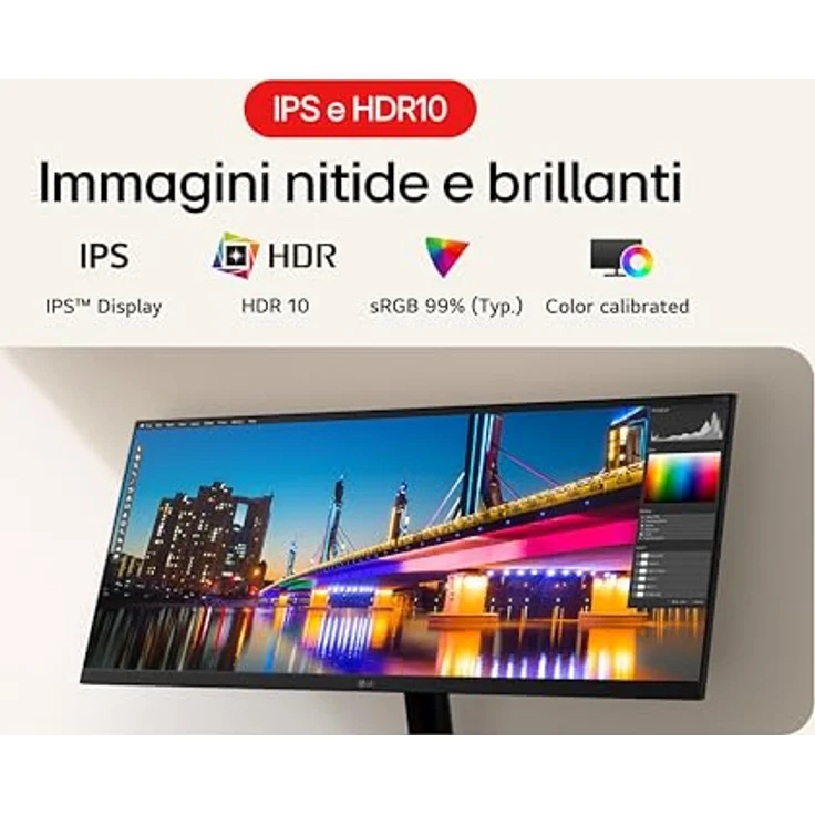 LG UltraWide 29U511A-B.AEU, 29 Zoll Ultrawide PC-Monitor mit IPS-Panel, UWFHD Auflösung (2560 x 1080), 100 Hz, sRGB 99%, neigbar – Bild 3