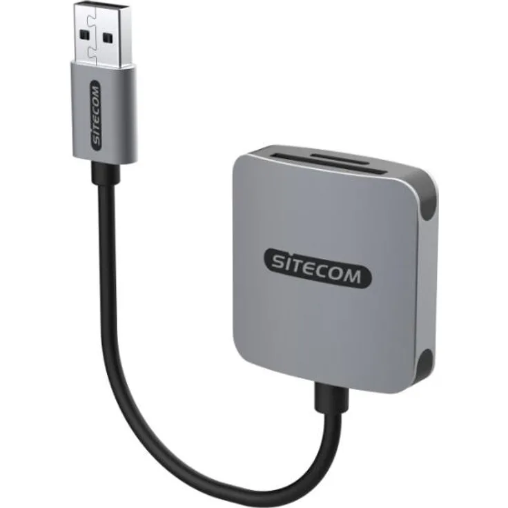 Sitecom USB-Kartenleser UHS-I, 104 MB/s für SD- und MicroSD-Karten, Plug & Play, max. 2 TB Speicher