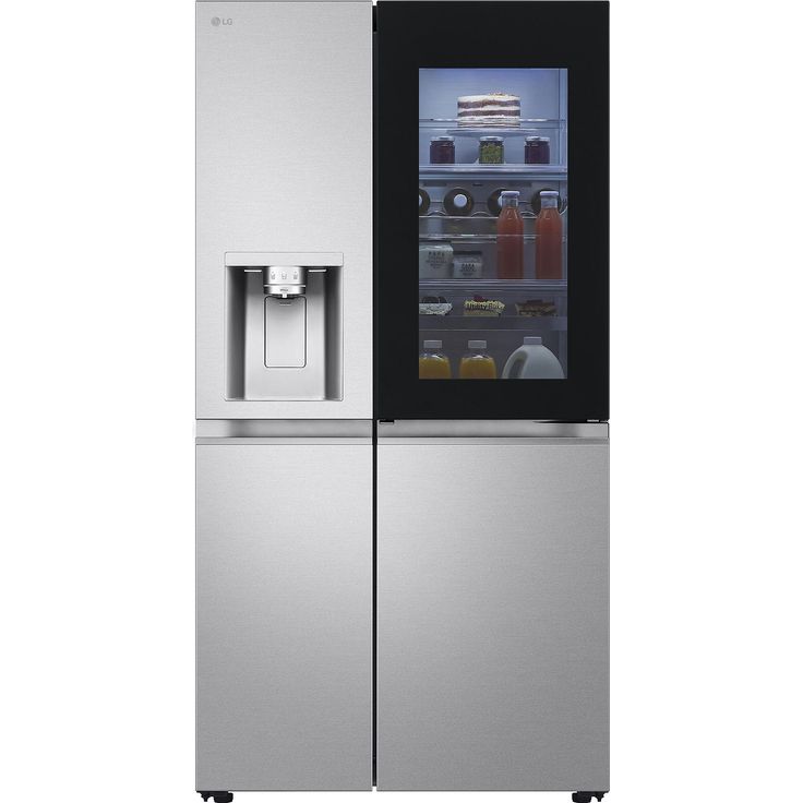 LG GSXE91MBAD X-Serie Side-by-Side Kühlschrank, 628 l, Metal Sorbet, Smart, No-Frost, Energieklasse E, 179 cm hoch