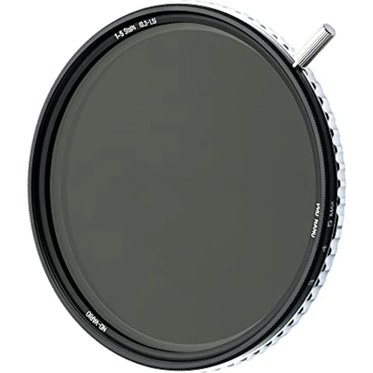 NiSi 67mm Swift VND Kit - True Color 1-5 Blenden Variable ND Filter + ND16 (1,2) 4 Blenden Neutral-Graufilter, Kamera-Filter in kompaktem Design – Bild 3