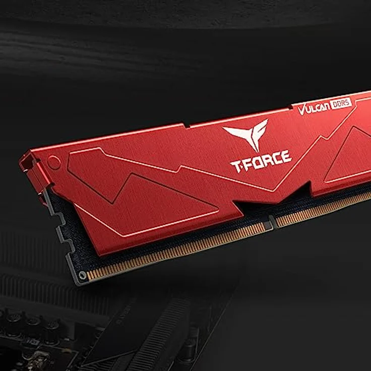 Team Group T-FORCE VULCAN DDR5 32GB KIT (2x16GB) RAM, 6000 MHz, rot – Bild 4