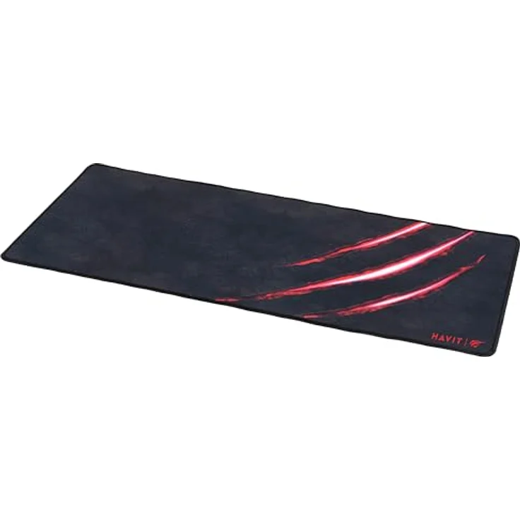Havit MP861 Gaming Mauspad, 700x300mm groß, gummierte Anti-Rutsch-Oberfläche, genähte Ränder, schwarz – Bild 5