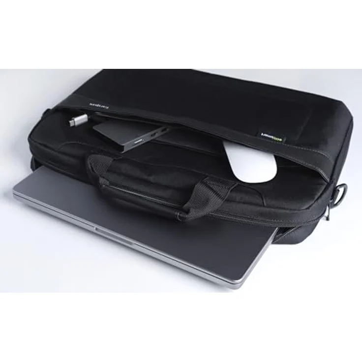Targus Laptoptasche 17.3 GeoLite EcoSmart Essential Laptoptasche, umweltfreundliche Topload-Tasche, schwarz – Bild 5