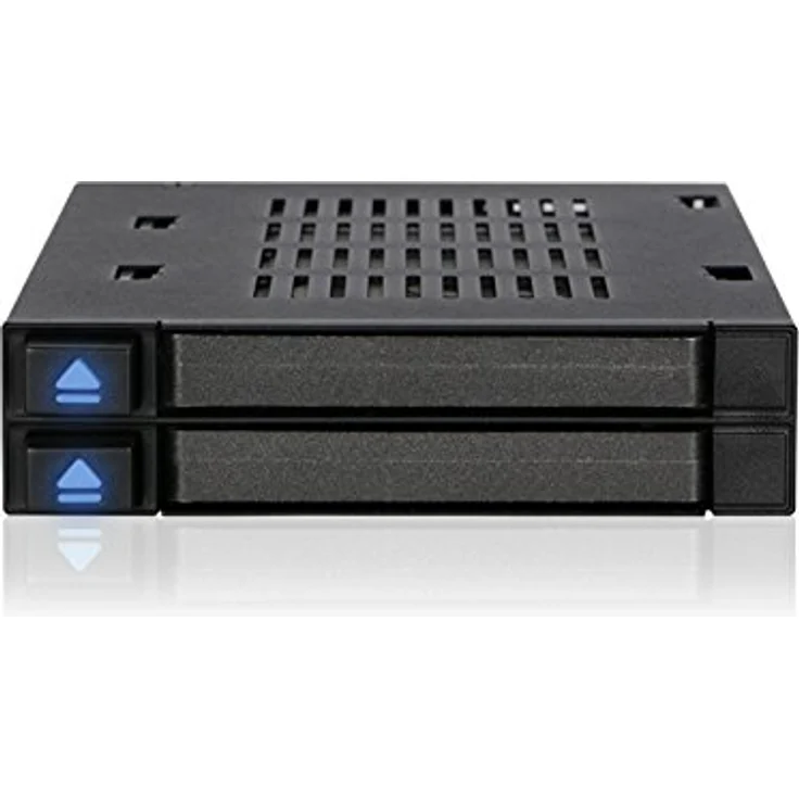 ICY DOCK flexiDOCK MB522SP-B - Dock trägerlos für 2X 2,5 Zoll (6,4cm) SATA SSD-HDD in 1x 3,5 Zoll (8,9cm) – Bild 2