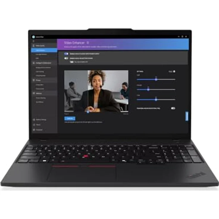 Lenovo ThinkPad T16 G3 Intel Core Ultra 5 125U 32GB RAM 1TB SSD Win11Pro - 21MN005XGE, 16" Laptop mit Dodeca-Core Prozessor, 1,7 kg, WUXGA Display (entspiegelt),  Intel Iris Xe Grafik - Schwarz – Bild 3
