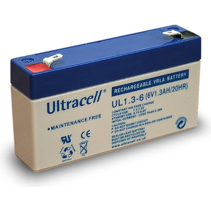 Wentronic AKKU 6-1,3 Ultracell Blei-Akku (Ultracell) 6 # 46711