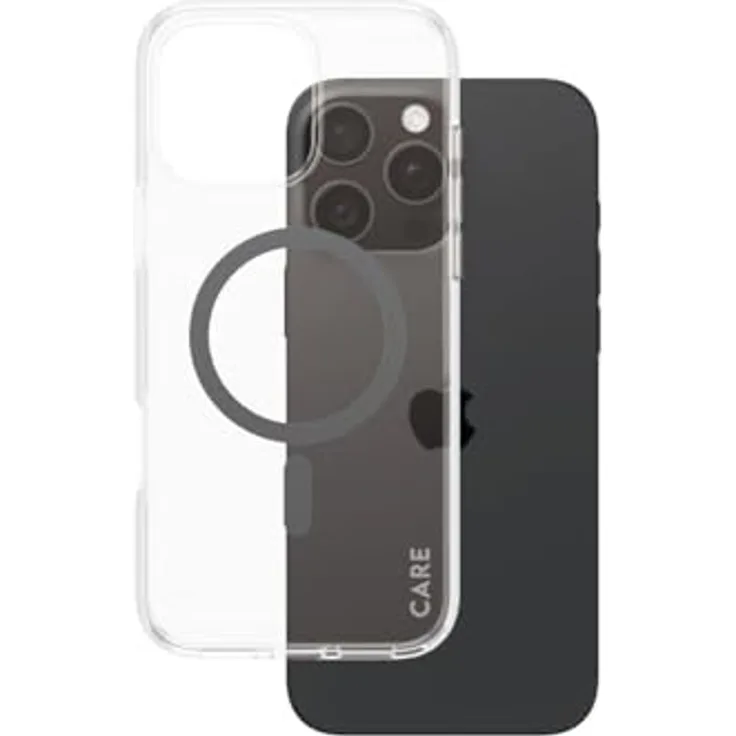 CARE by PanzerGlass Urban Combat Case für Apple iPhone 16 Pro Max, MagSafe-kompatible Schutzhülle, stoßfest, aus recyceltem Plastik, 4,8 Meter Falltest, verbesserter Kameraschutz