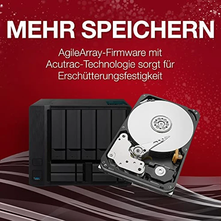 Seagate IronWolf Pro, NAS interne Festplatte 8TB, 3.5 Zoll, 7200 U/Min, CMR, 256 MB Cache, SATA 6GB/S, inkl. 3 Jahre Rescue Service, Modellnr.: ST8000NTZ01 – Bild 3