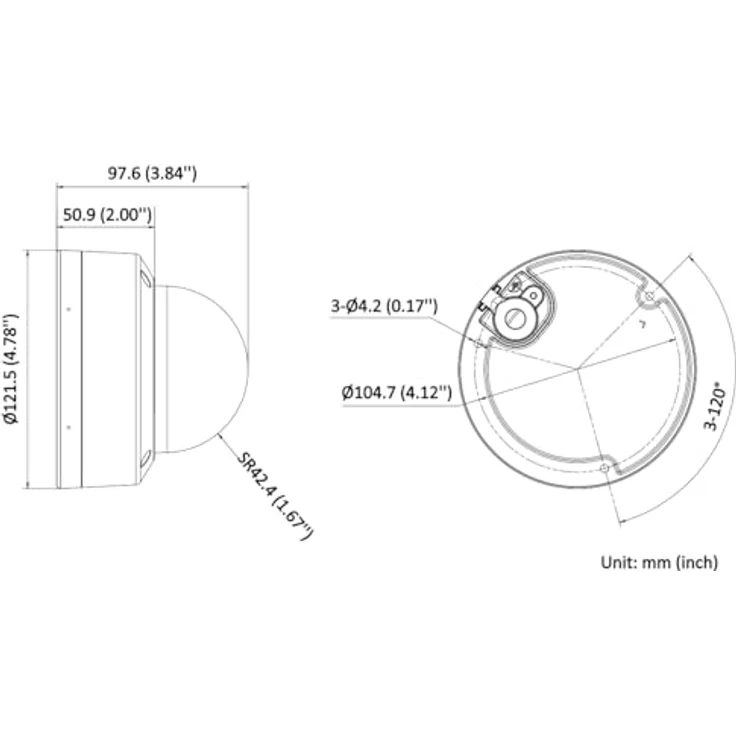 Hikvision DS-2CD2187G2H-LISU(2.8mm)/eF/BLACK, 8MP Netzwerkkamera mit Smart Hybrid Light und Nachtsichtfunktion, schwarz – Bild 7