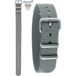 Pacific Time Uhrenarmband Wechselarmband Textil Nylon 16mm, Gratis Versand - Preisvergleich