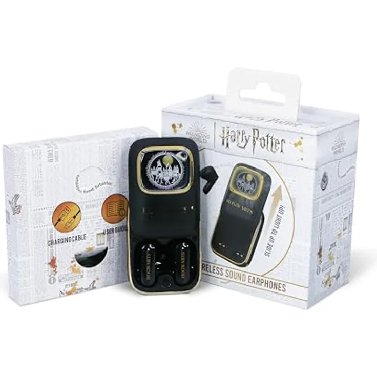 OTL Harry Potter Hogwarts Slide TWS-Ohrhörer mit Ladehülle In-Ear-Kopfhörer (Bluetooth, Smart Touch Control) - Harry Potter Design – Bild 4