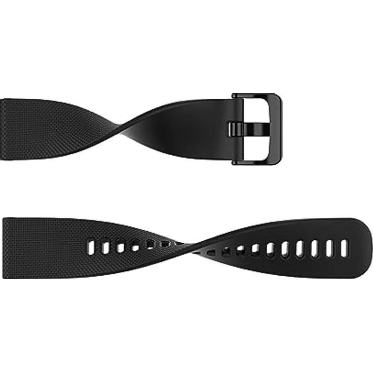 INF Armband Kompatibel mit Polar Ignite/Unite Sport Armbänder Silikon Schwarz, Weiches und wasserabweisendes Uhrenarmband mit hoher Strapazierfähigkeit – Bild 3