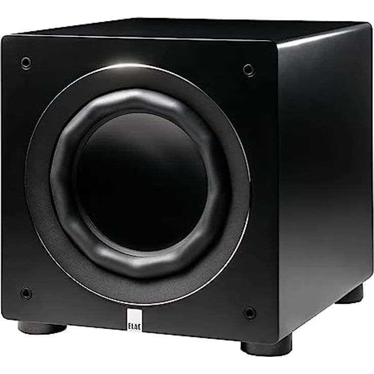 ELAC Reference Serie RS500-SB, Subwoofer mit 10" Treiber, geschlossen, App steuerbar, 500W Verstärkermodul, Seidenmatt Schwarz – Bild 2