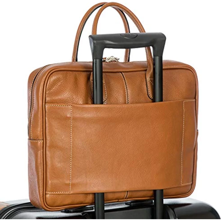 Brics Life Pelle - Aktentasche Leder, Notebooktasche, Braun – Bild 3