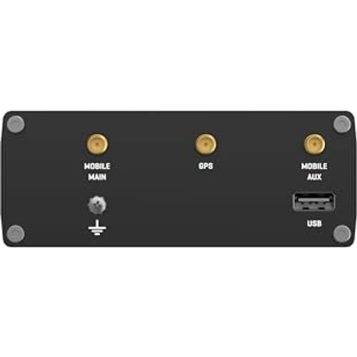 Teltonika RUTM09, 4G-LTE Router mit Dual-SIM, bis zu 300 Mbit/s, GNSS und vier Gigabit-Ports, Schwarz – Bild 4