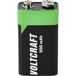 VOLTCRAFT 6LR61 9 V Block-Akku Li-Ion 500 mAh 7.4 V 1 St.
