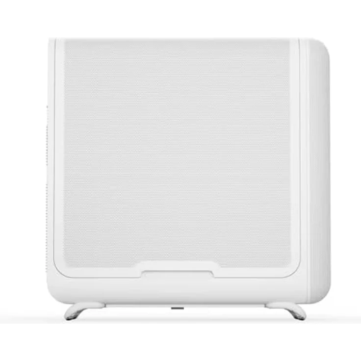 HYTE X50 Air Midi Tower - Snow White, PC-Gehäuse mit starkem Airflow, drei Kammern, Mesh-Seiten und USB-C 20 Gbit/s Frontanschluss – Bild 4