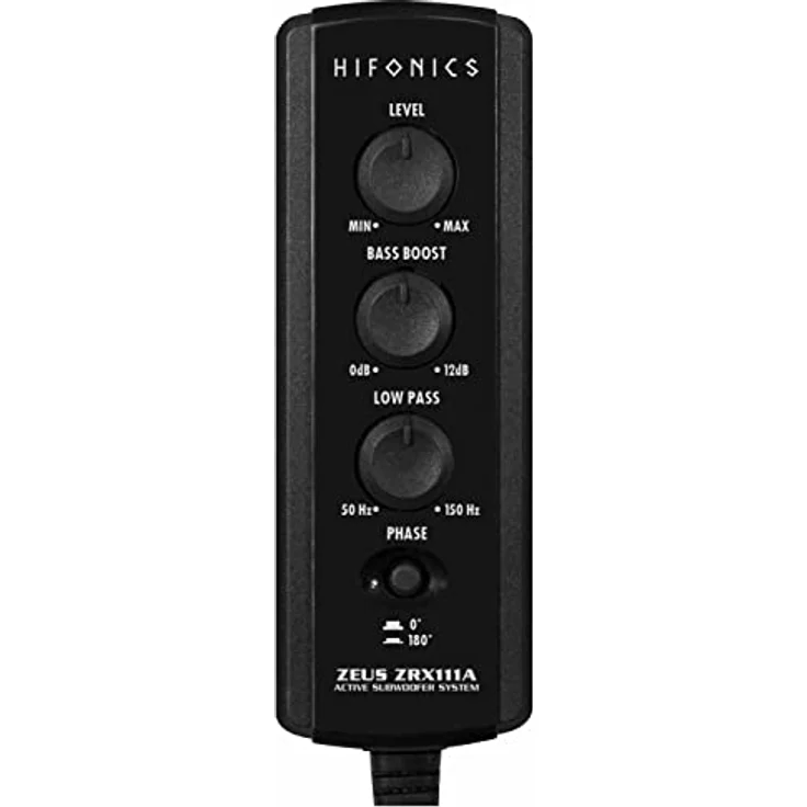 Hifonics ZRX111A Auto-Subwoofer aktiv 300W, 28 cm (11), integrierter Class A/B Verstärker, schwarz – Bild 3