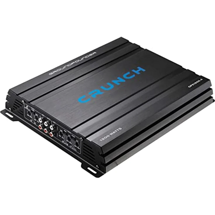 Crunch CBP 1000F BASSPACK - Flache Subwooferkiste + 4-Kanal Endstufe (200W) - Schwarz – Bild 5