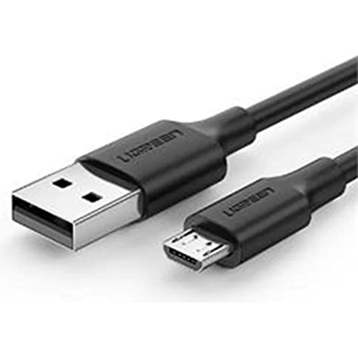 UGREEN US289, Micro-USB-Kabel, 3m, schwarz, Schnellladung bis 2.4A, Datenübertragung bis 480 Mbps – Bild 1
