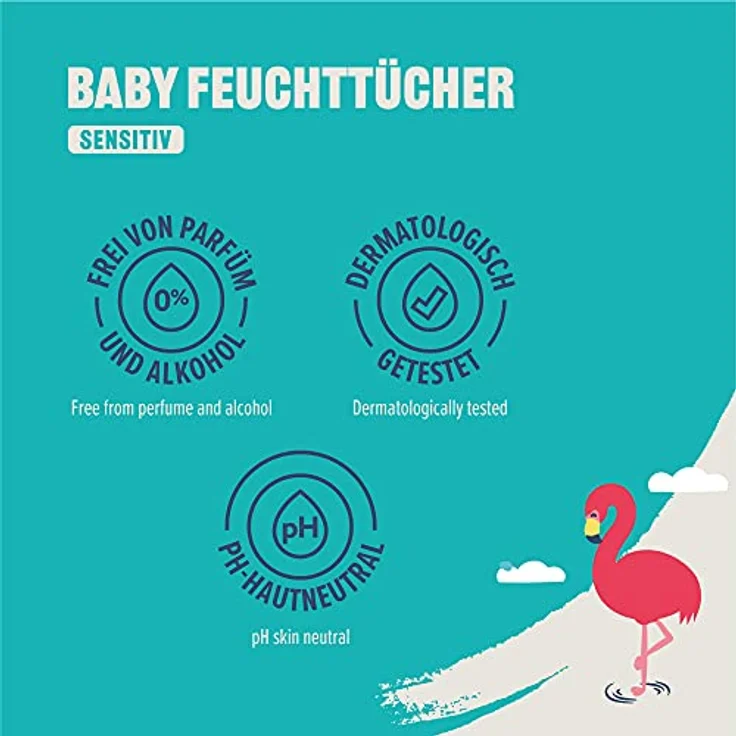 Our Essentials
Baby Feuchttücher
Sensitiv, 6er Pack – Bild 4