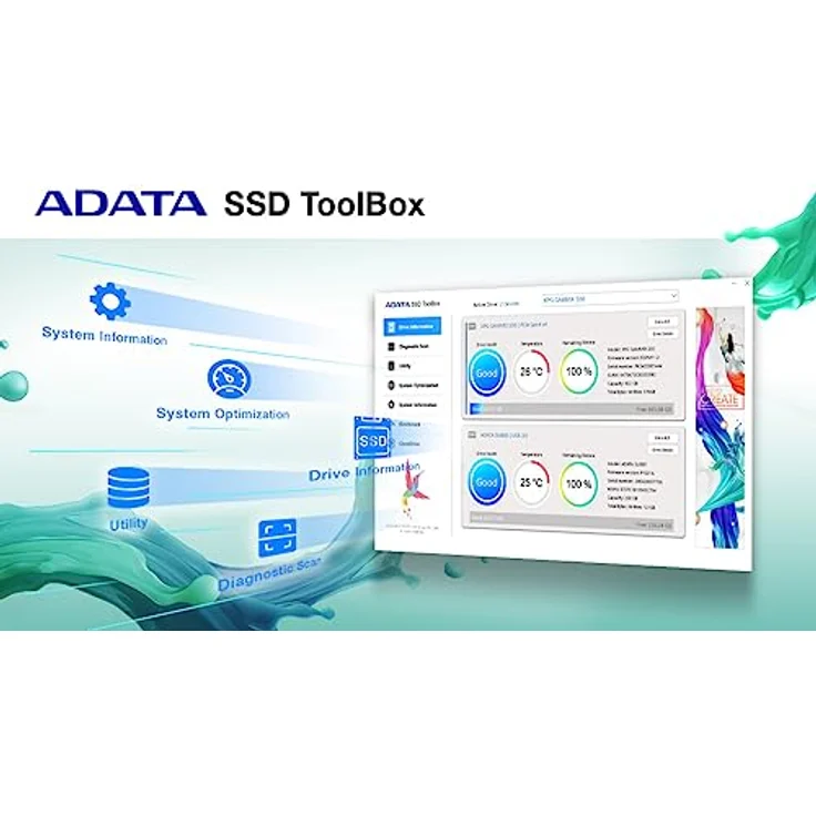 Adata Legend 900 (1000 GB, M.2 2280), PCIe Gen4 SSD, hohe Leistung, silber – Bild 9