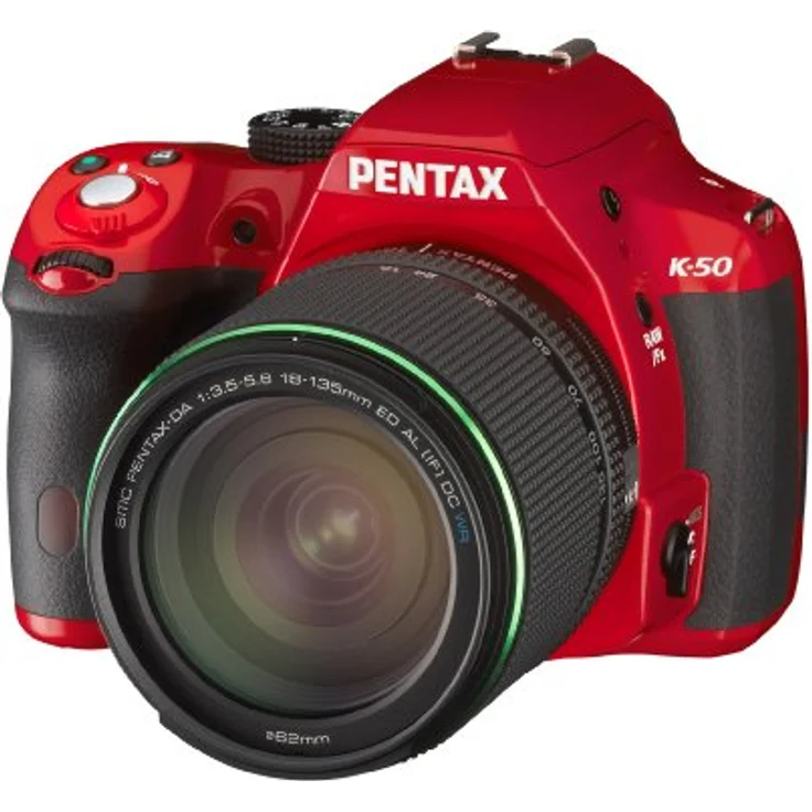 Pentax K-50 rot Kit DA 18-135 mm WR – Bild 3