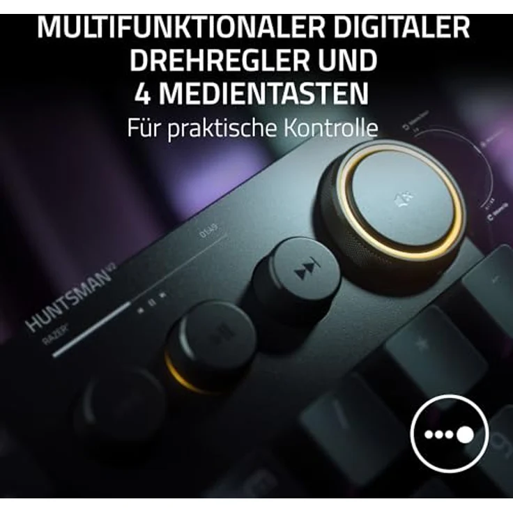 RAZER Huntsman V2 Purple Clicky US-Layout QWERTY – Bild 6