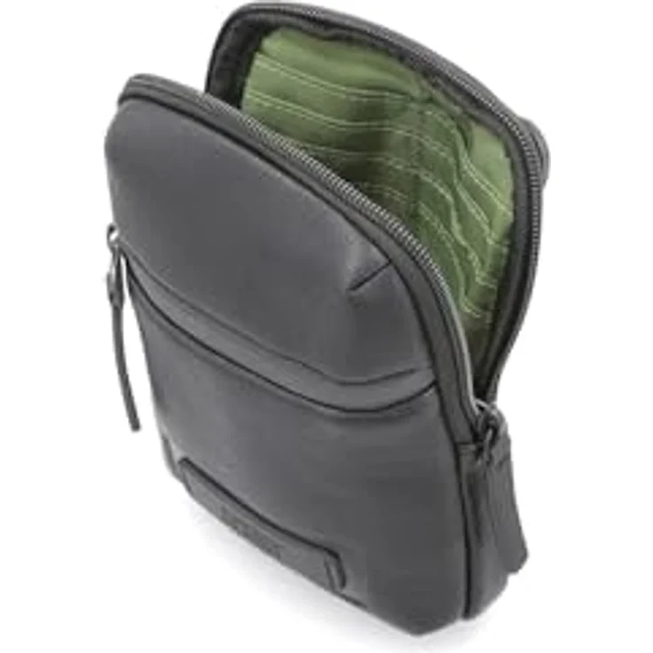Jost Riga Handytasche, schwarze PU-Hülle für Smartphones bis 14 cm – Bild 6
