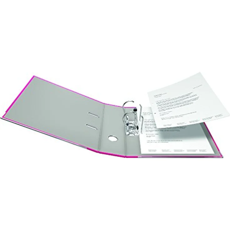 Falken Ordner 11286747, PP, A4, 8cm, Kunststoffordner, pink – Bild 3