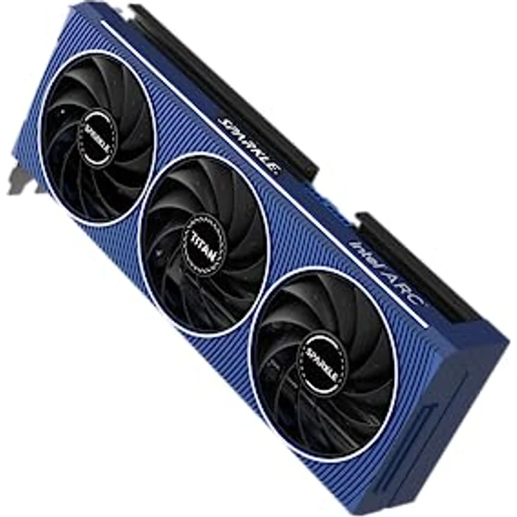 Sparkle Intel Arc A750 Titan OC Edition DDR6 HDMI 2200MHz 8GB Triple Fan Grafikkarte - Blau – Bild 5