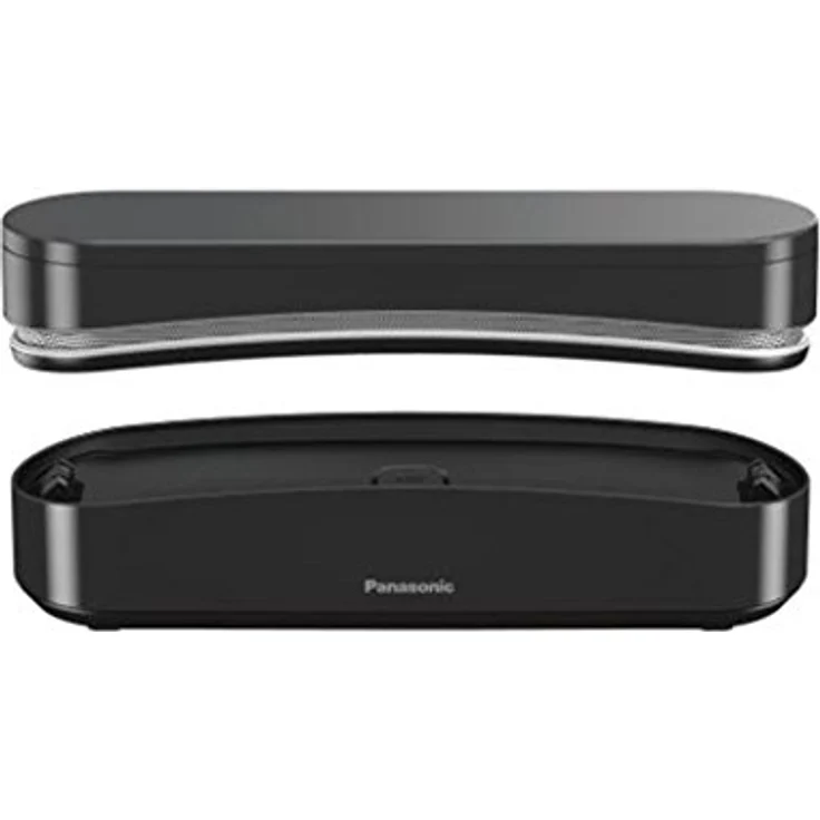 Panasonic KX-TGK320GB Design-Telefon schnurlos mit Anrufbeantworter, analoges Telefon (DECT) in Schwarz – Bild 3
