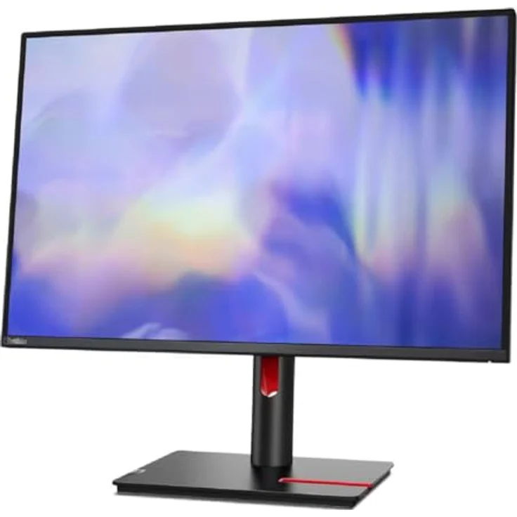 Lenovo ThinkVision T24d-30, 61 cm (24") LED-Monitor, 1920 x 1200 Full HD, 100 Hz, IPS, 300 cd/m², 1500:1, 4 ms, HDMI, VGA, DisplayPort, Lautsprecher, Raven Black – Bild 4