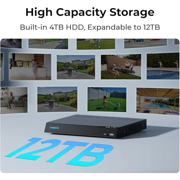 Reolink NVS16 Netzwerk-Videorekorder, 4TB, mehrfarbig – Bild 3