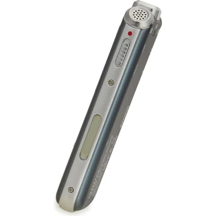 AIWA DVR-M700 Digitaler Voice-Recorder, Metall mit 16 GB Speicher, drei Stereo-Mikrofonen, silberfarben – Bild 3